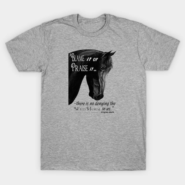 Wild Arabian Horse T-Shirt by SillWill Studios